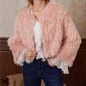 Faux fur jacket